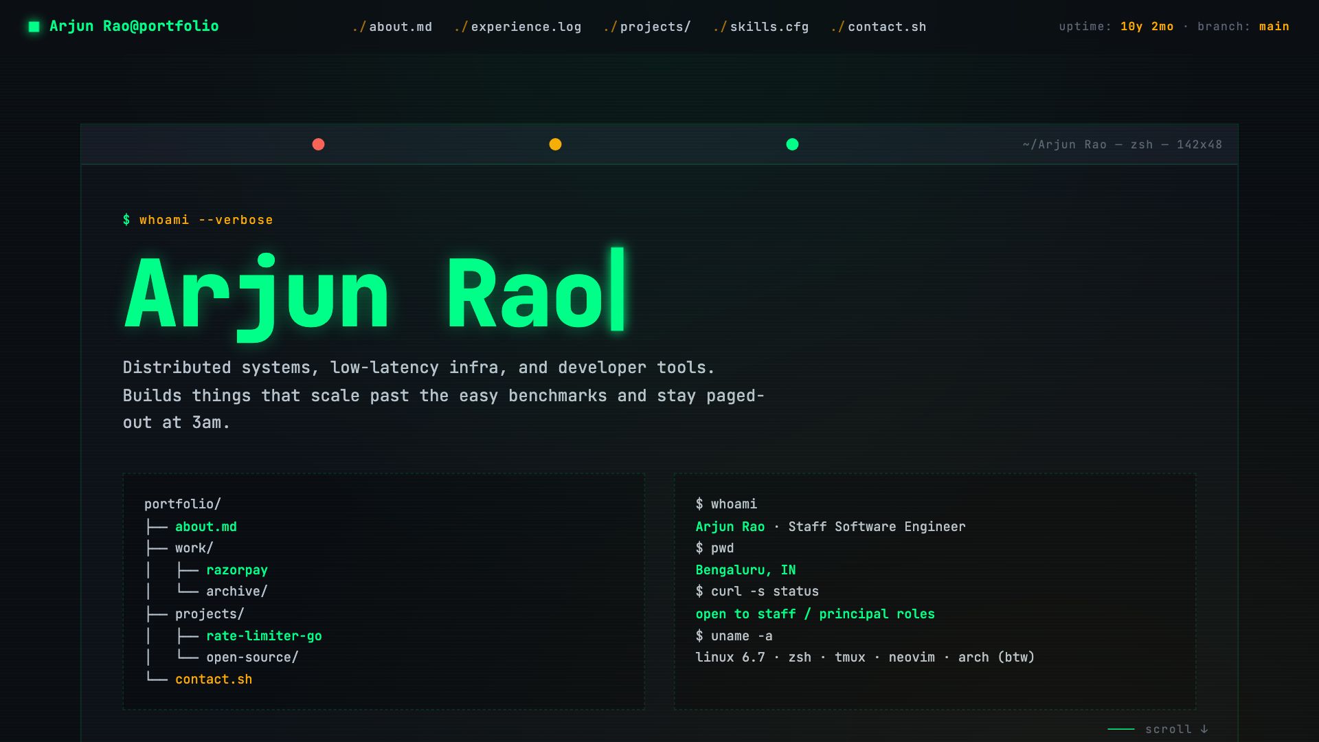 Terminal Hacker template preview